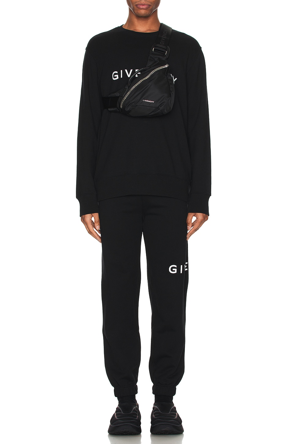 Image 1 of Givenchy Slim Fit Sweatshirt in Black