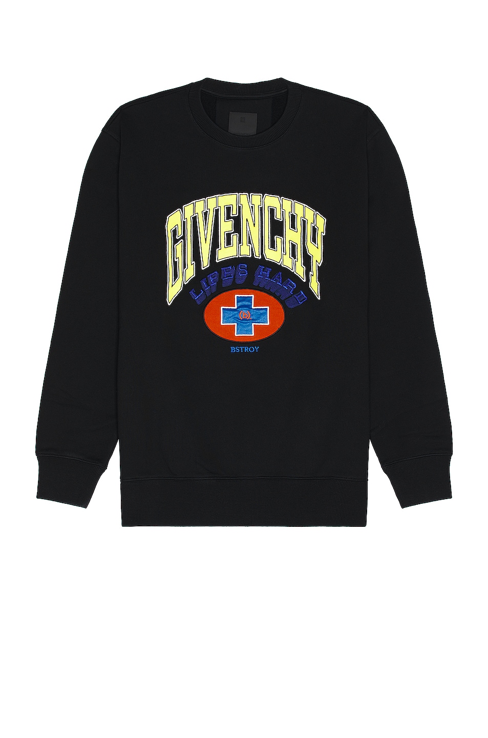 Image 1 of Givenchy B Stroy Global Peace Sweatshirt in Black