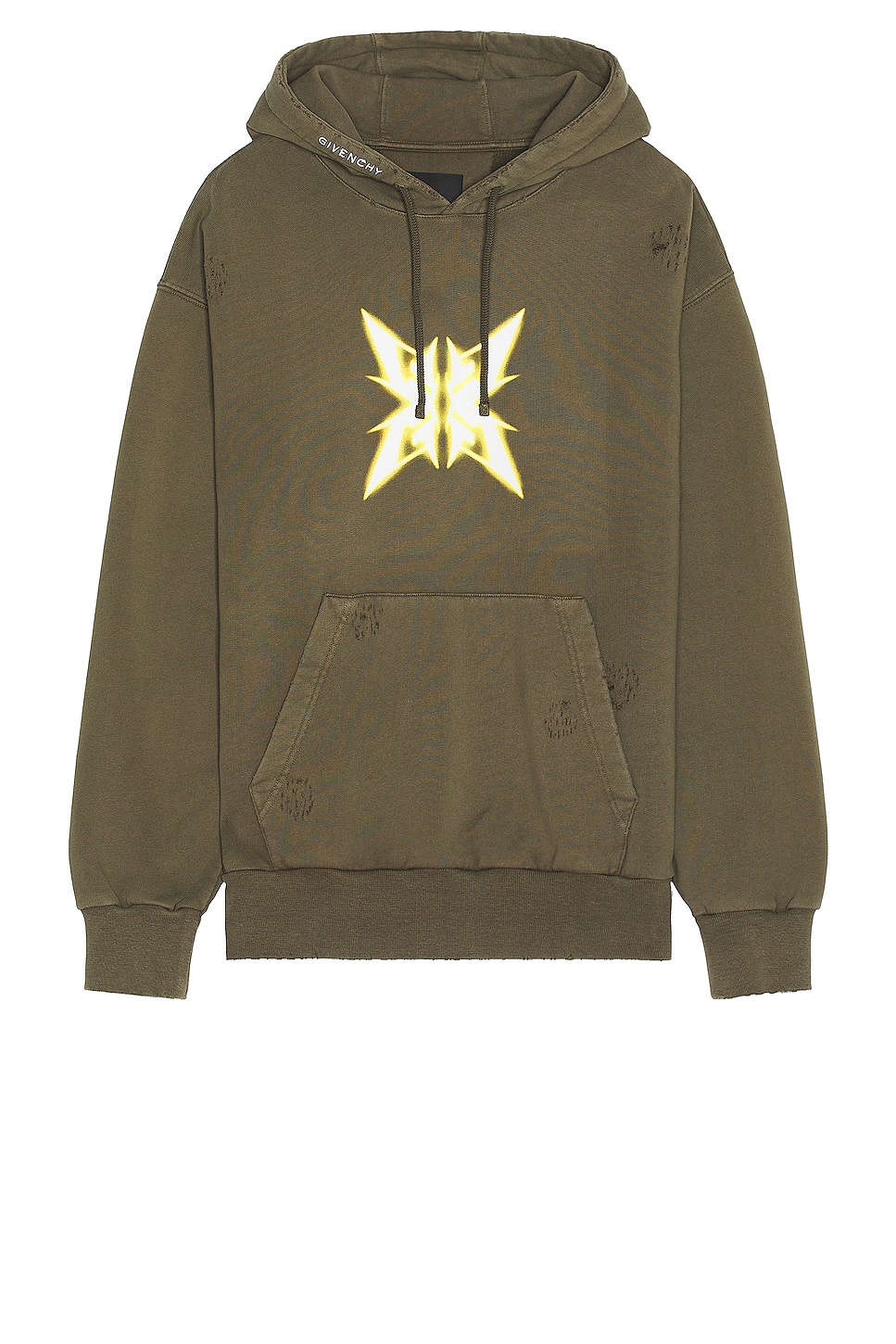 Image 1 of Givenchy Boxy Hoodie in Khaki
