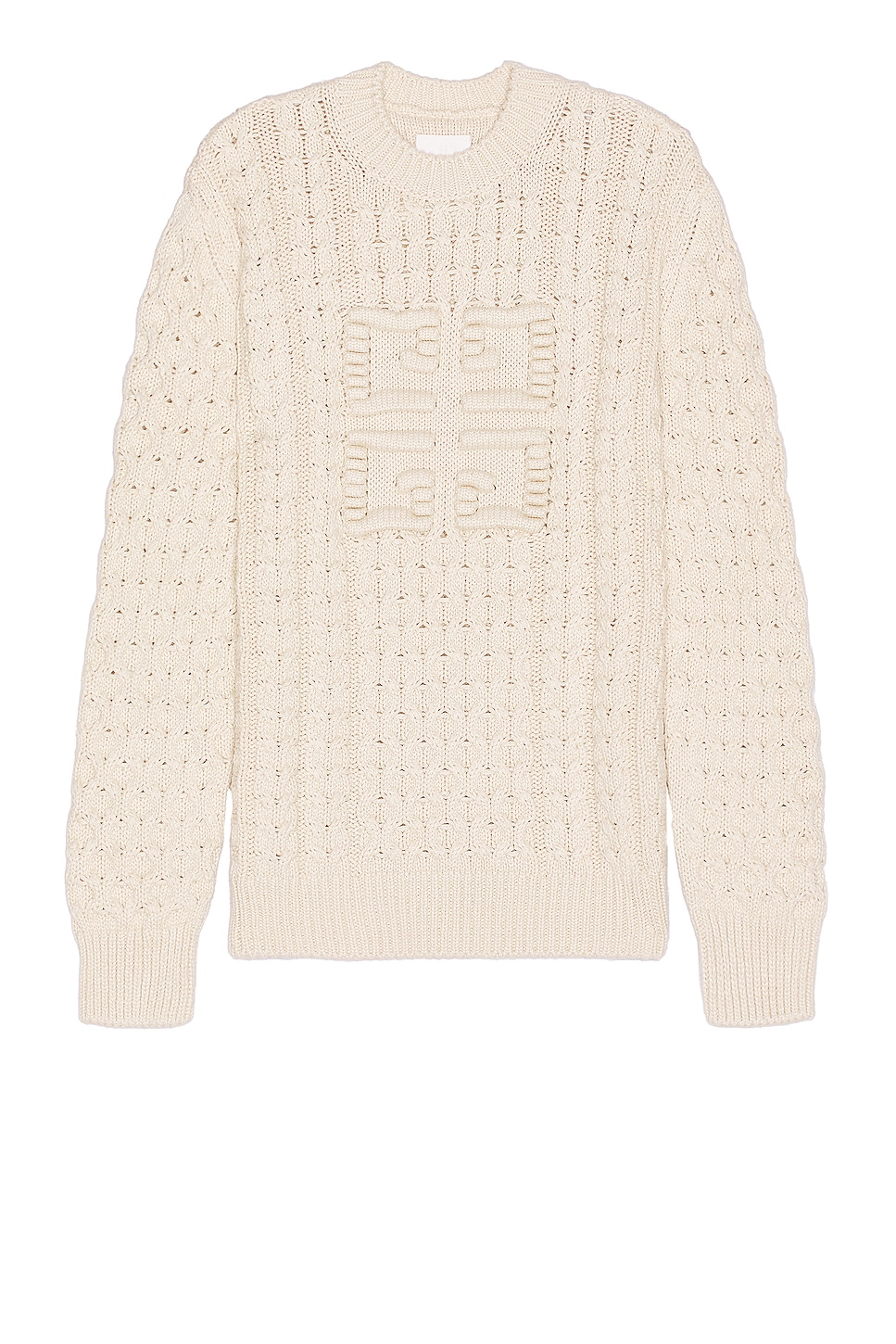 Image 1 of Givenchy Crew Neck Sweater in Cream
