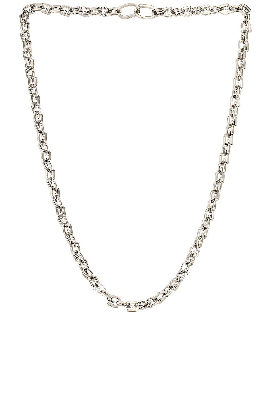 Image 1 of Givenchy G Link XSmall Necklace in Silvery