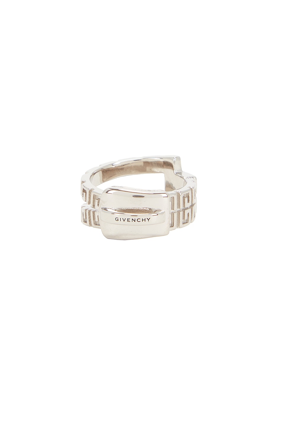 Image 1 of Givenchy G Zip Silvery Ring in Silvery
