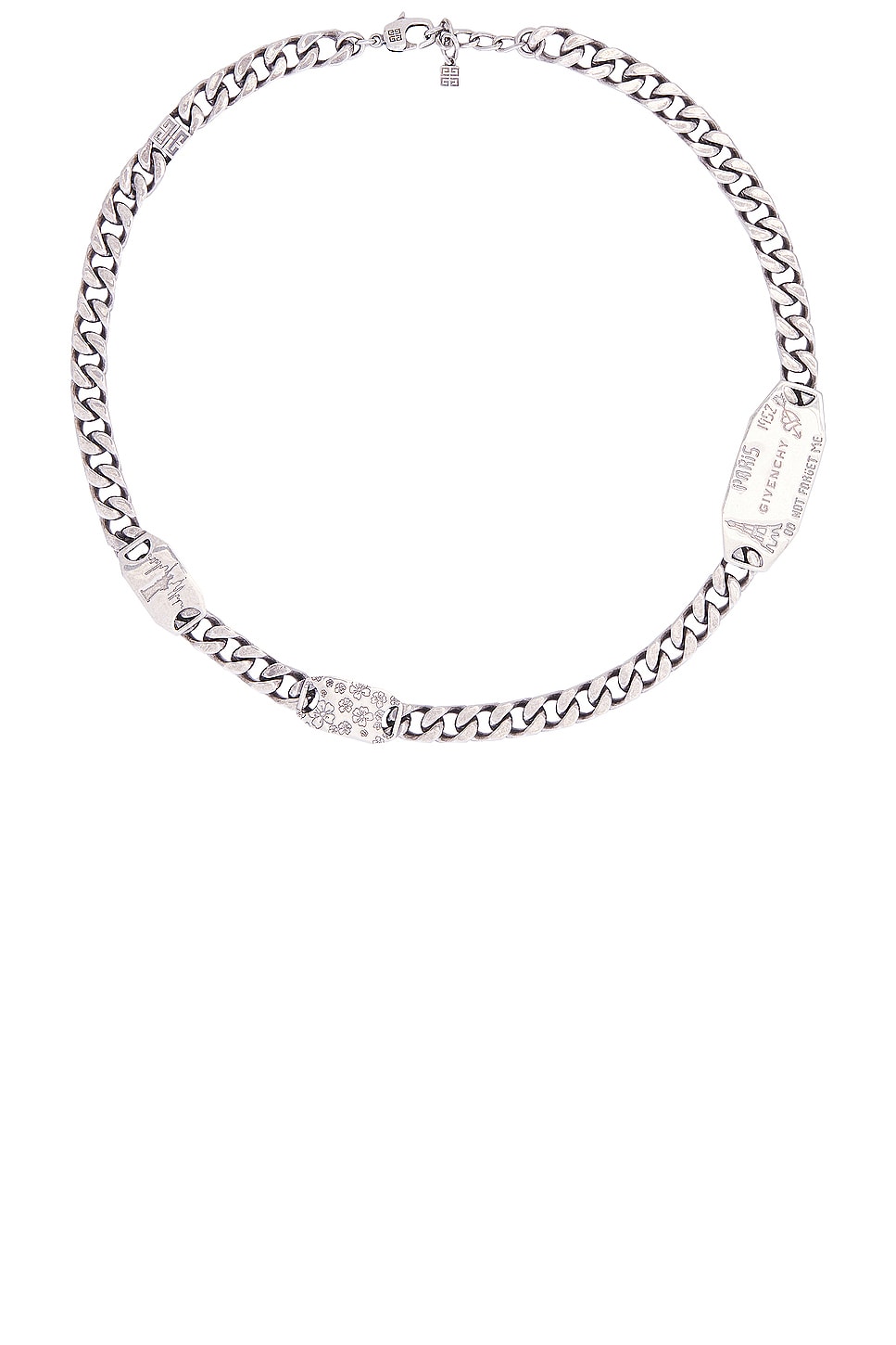 Image 1 of Givenchy City Multi Silvery Necklace in Silvery