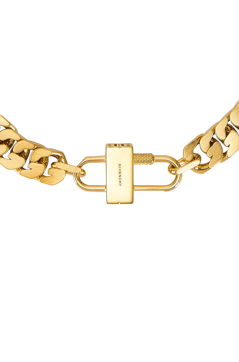 Givenchy G Chain Lock Small Necklace in Golden Yellow | FWRD