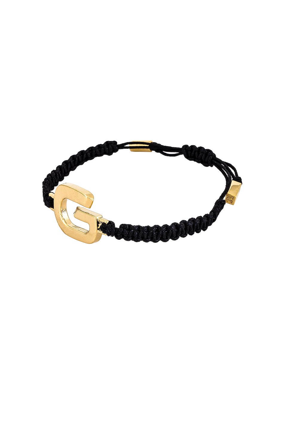 Image 1 of Givenchy G Link Cord Bracelet in Golden Yellow
