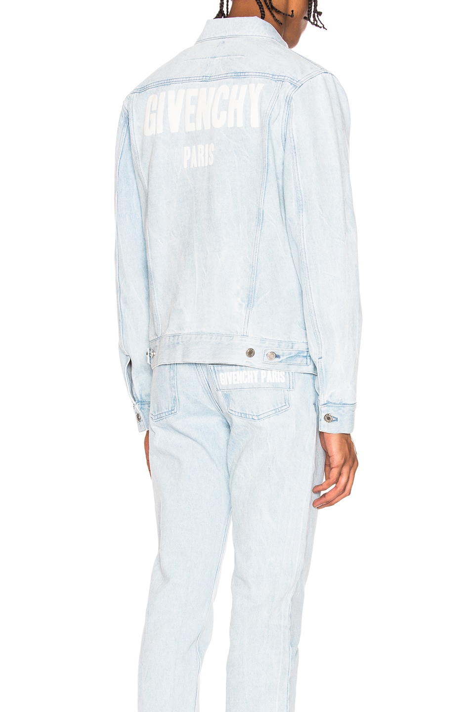 Image 1 of Givenchy Denim Jacket in Baby Blue