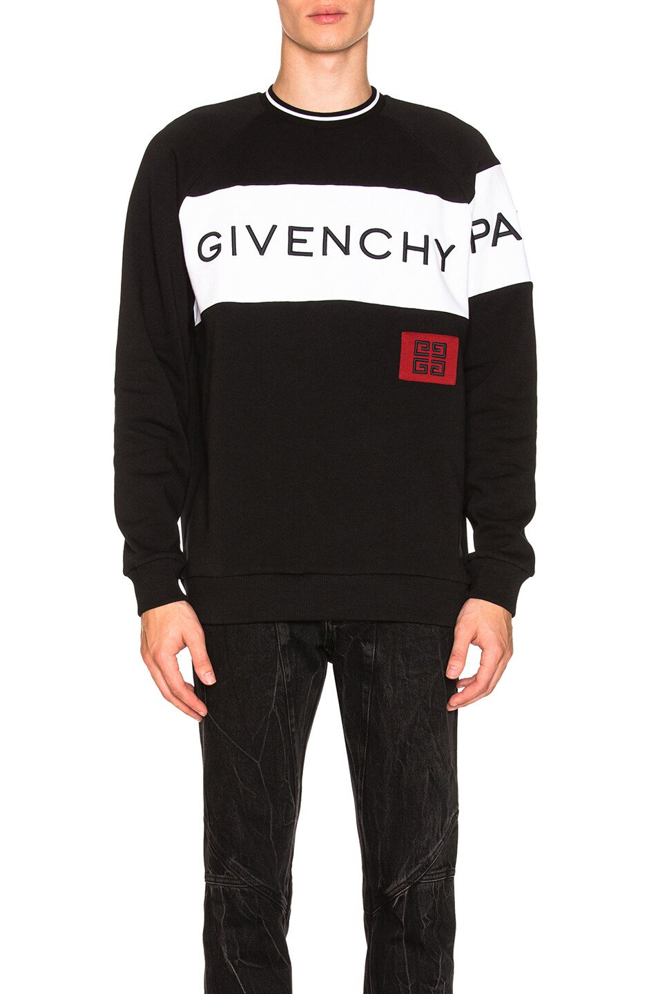 Image 1 of Givenchy Logo Sweatshirt in Black