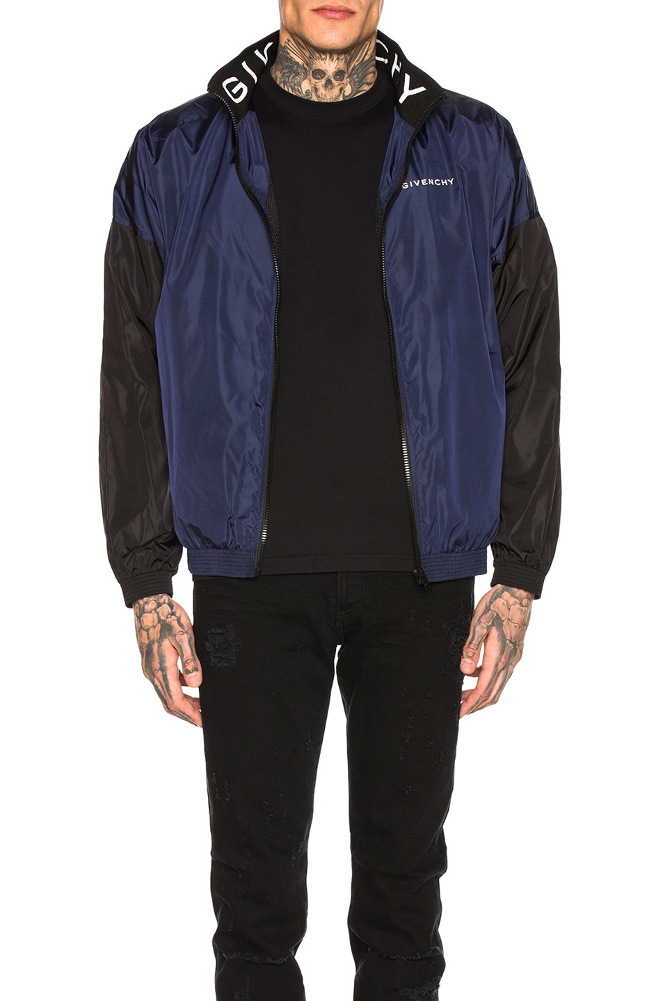 Image 1 of Givenchy Windbreaker in Deep Blue