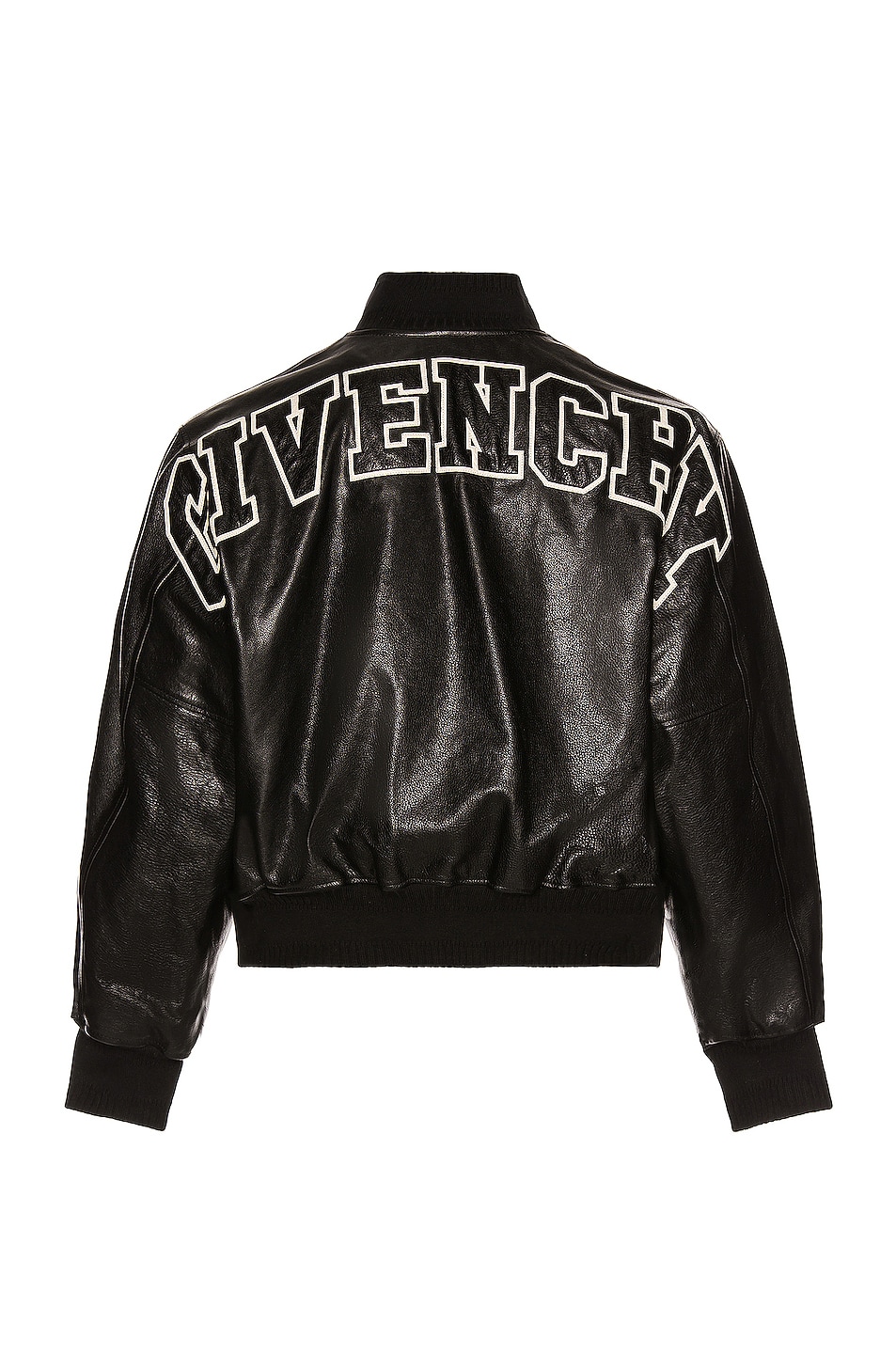 Image 1 of Givenchy Leather Bomber in Black& White