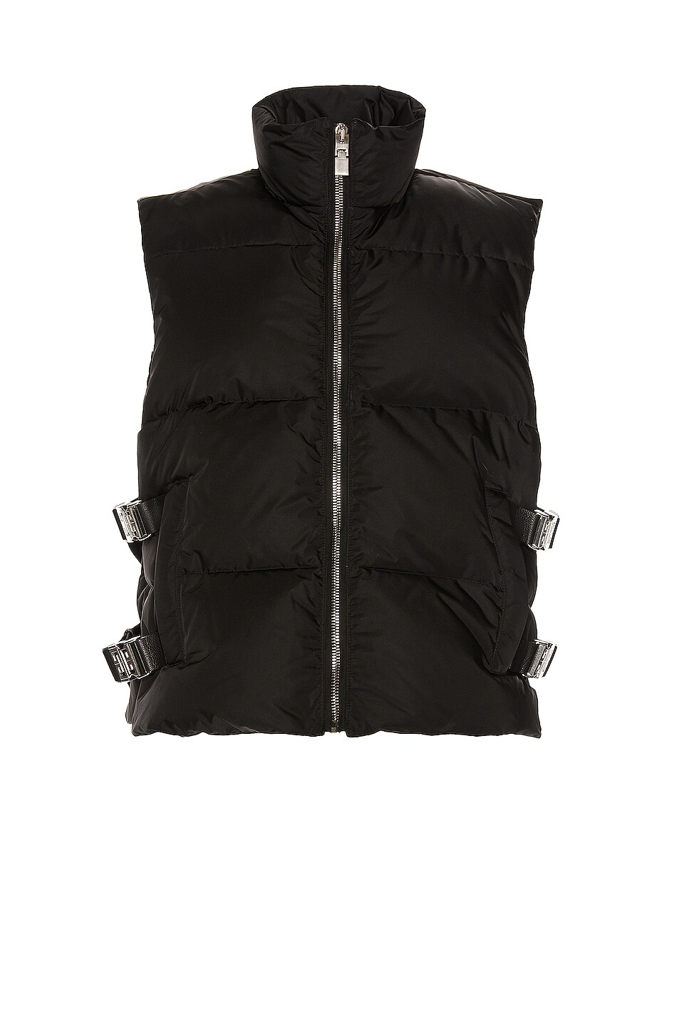 Image 1 of Givenchy Woven Puffer Vest in Black