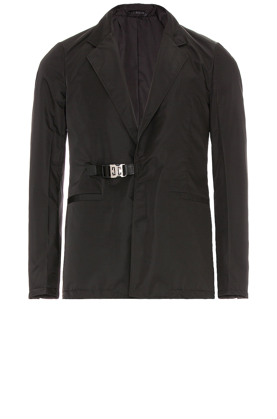 Image 1 of Givenchy 4G Buckle Slim Fit Unconstructed Jacket in Black