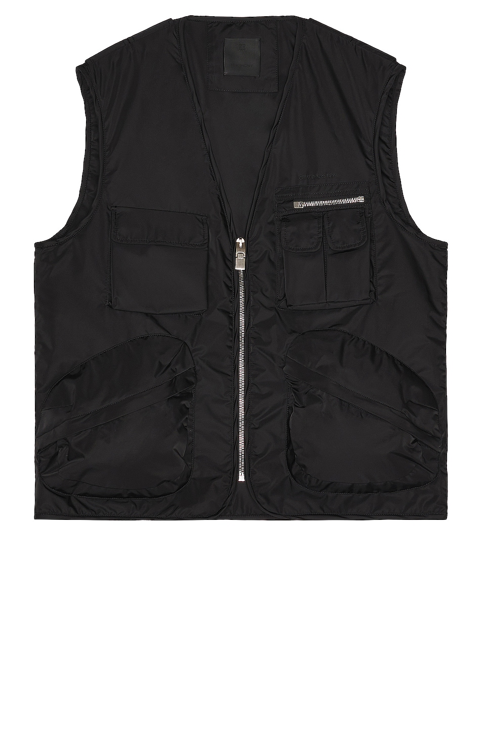 Image 1 of Givenchy Multipocket Vest in Black