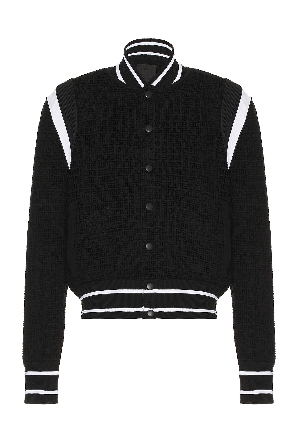 Image 1 of Givenchy Knitted Bomber Jacket in Black
