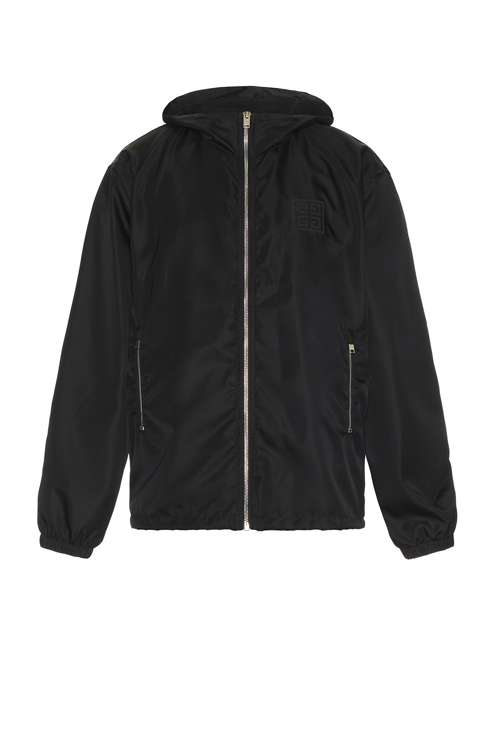 Shop Givenchy 4g Jacquard Windbreaker Jacket In Black
