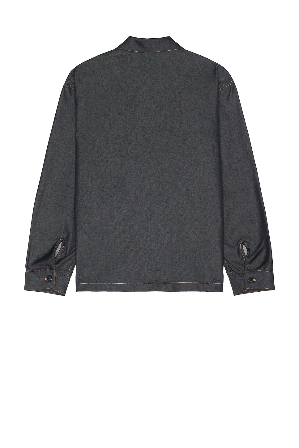 Shop Givenchy Military Denim Jacket In Indigo Blue