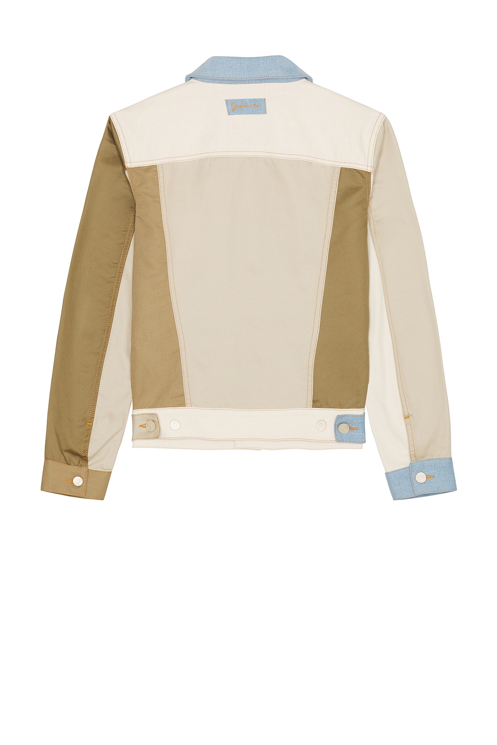 Givenchy Patchwork Jacket In Upcycled Denim