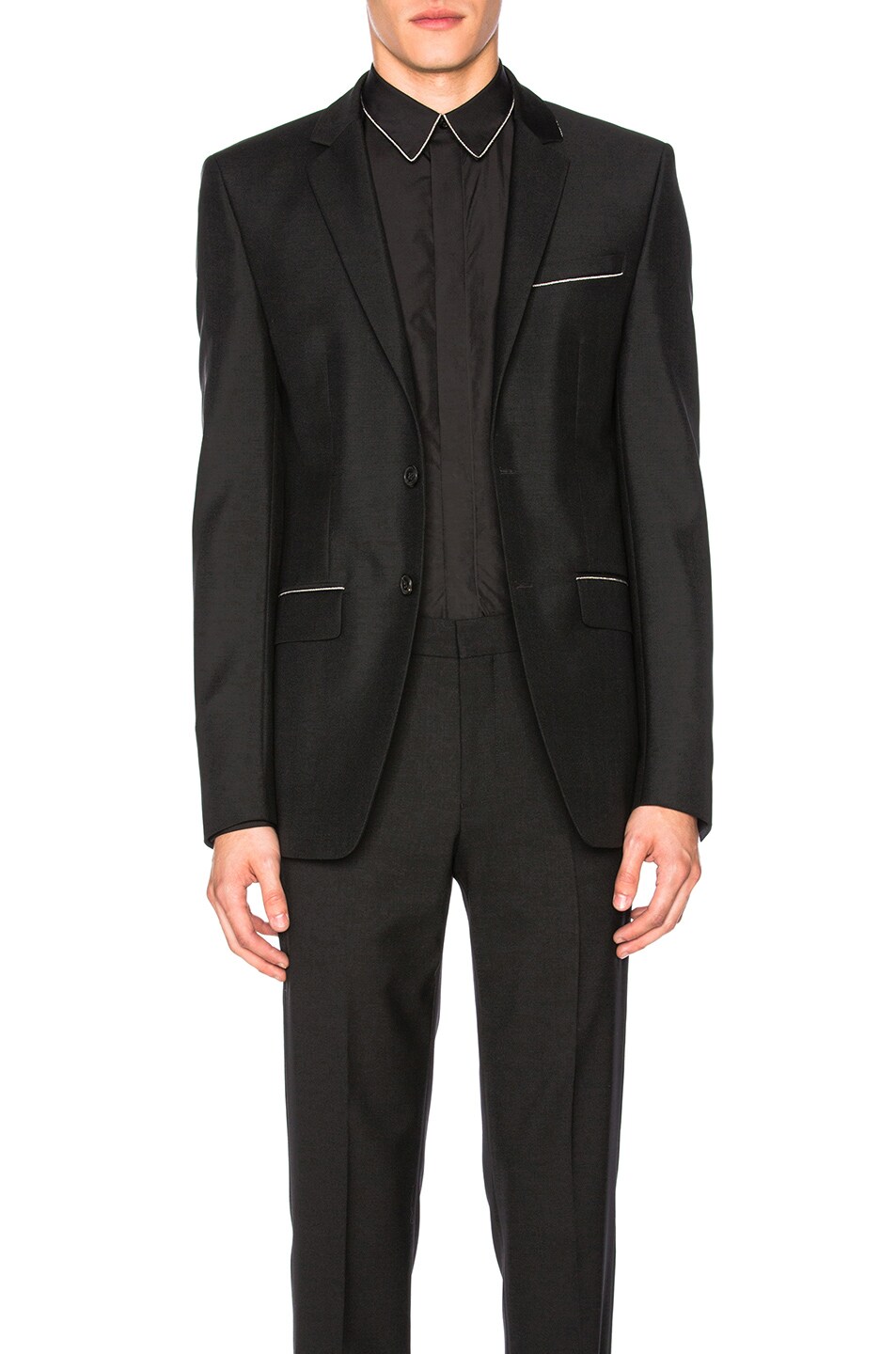Image 1 of Givenchy Wool Mohair Blazer in Black