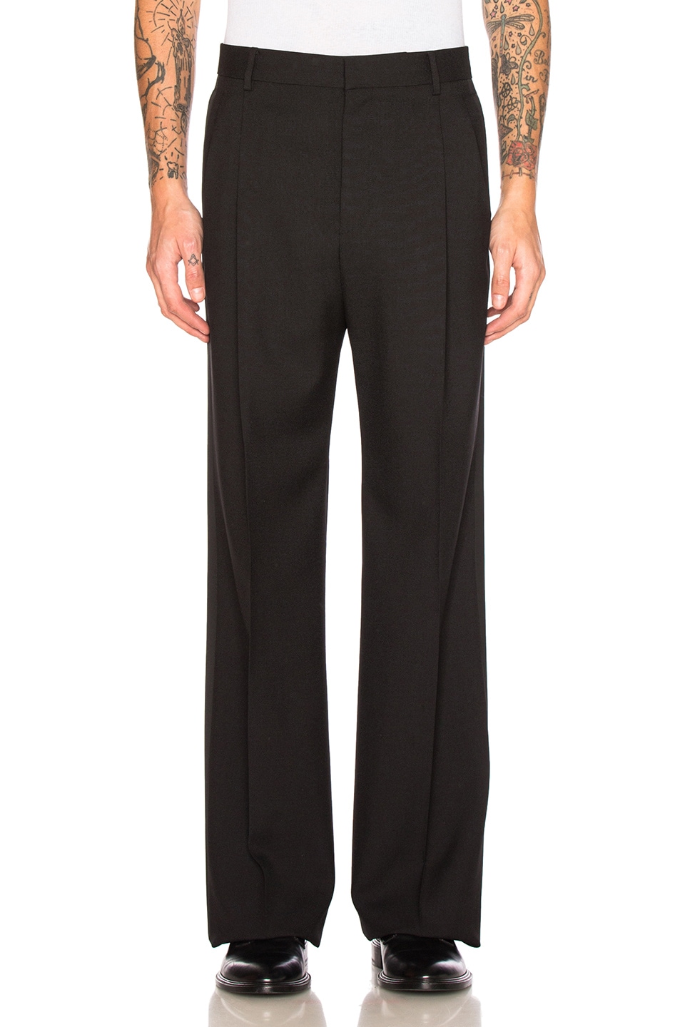 Image 1 of Givenchy Wide Leg Trousers in Black