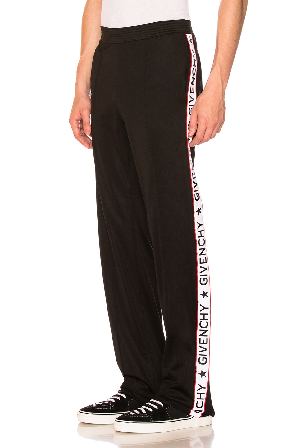 Image 1 of Givenchy Tape Logo Sweatpants in Black