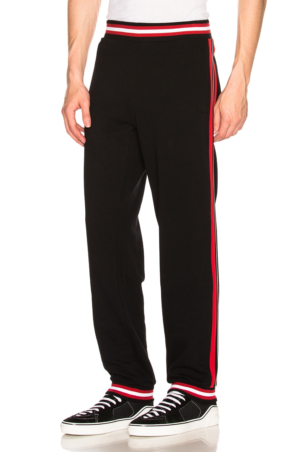 Image 1 of Givenchy Stripe Sweatpants in Black