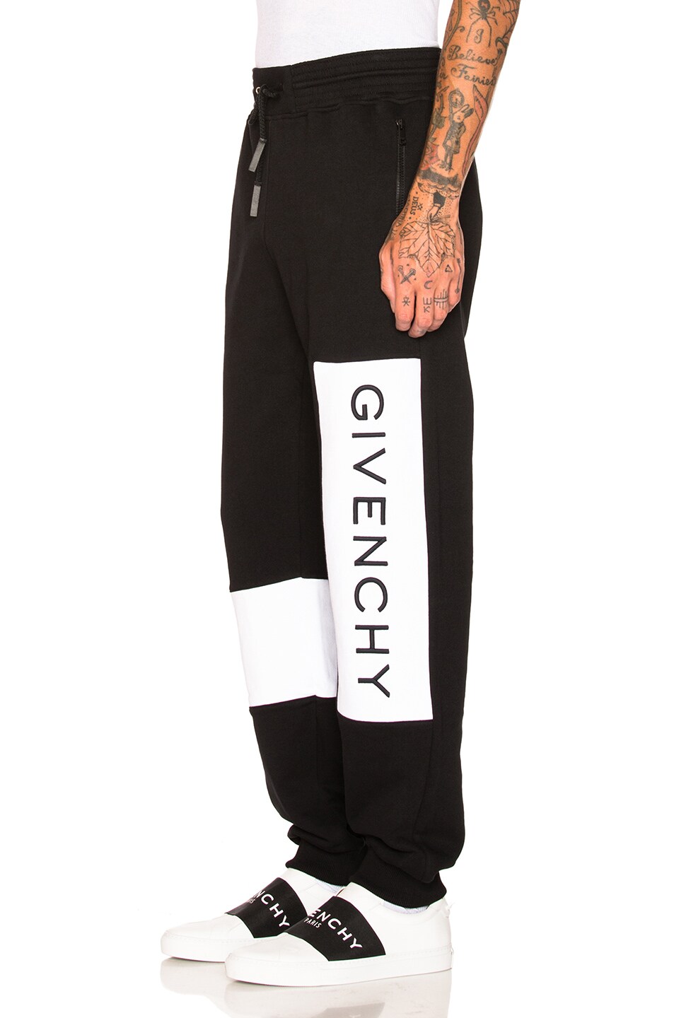 Image 1 of Givenchy Logo Sweatpants in Black