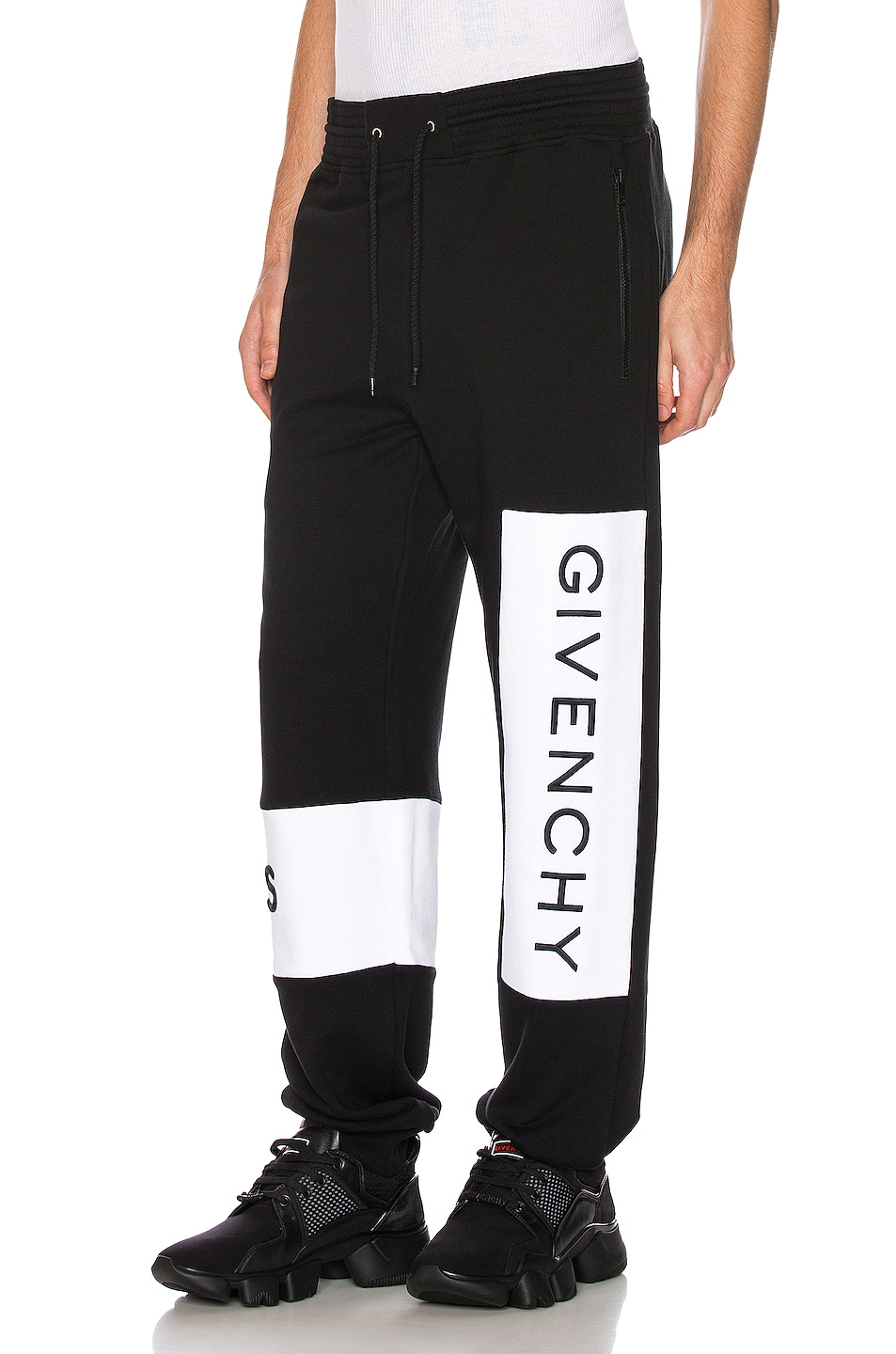 Image 1 of Givenchy Logo Sweatpants in Black