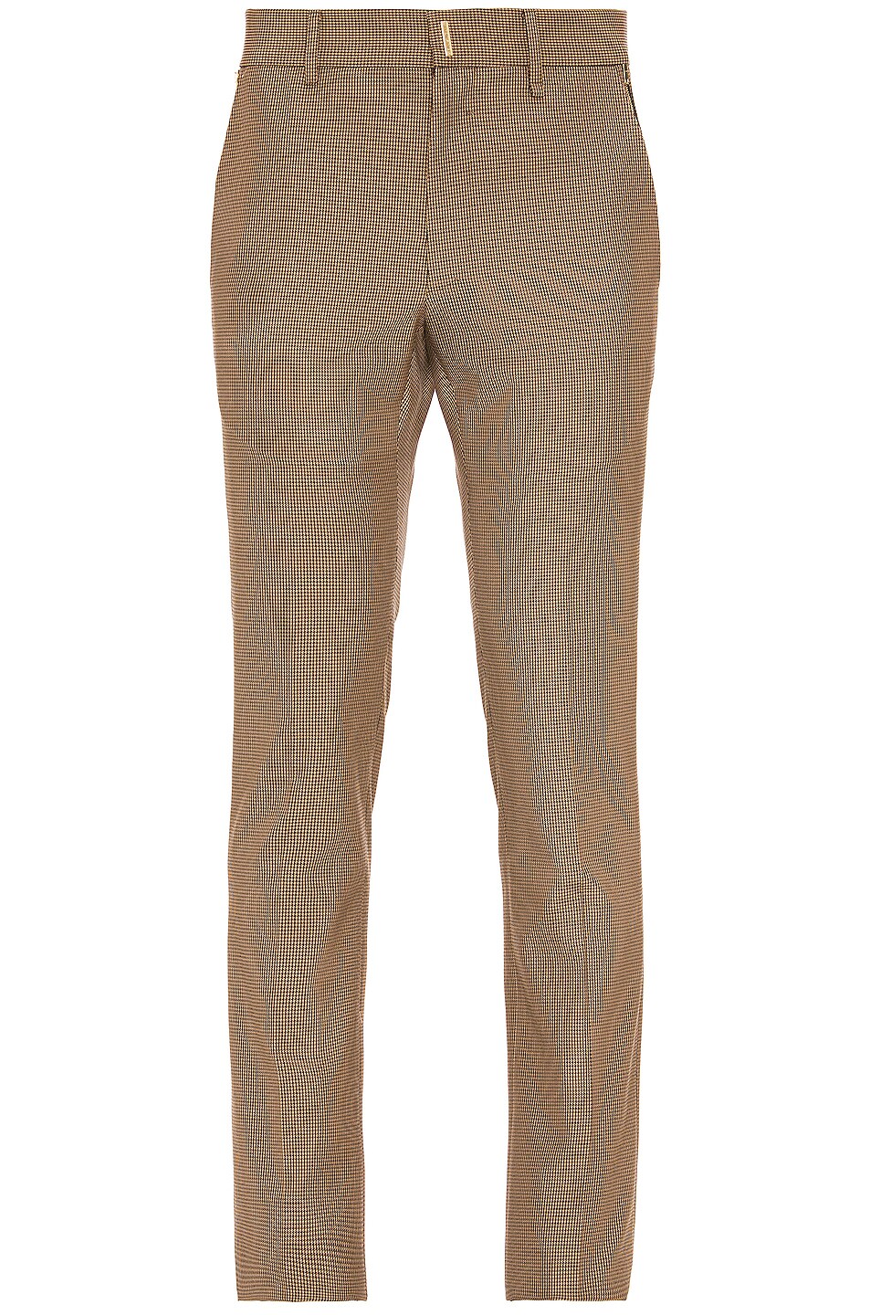 Image 1 of Givenchy Classic Fit Trousers in Light Brown & Brown