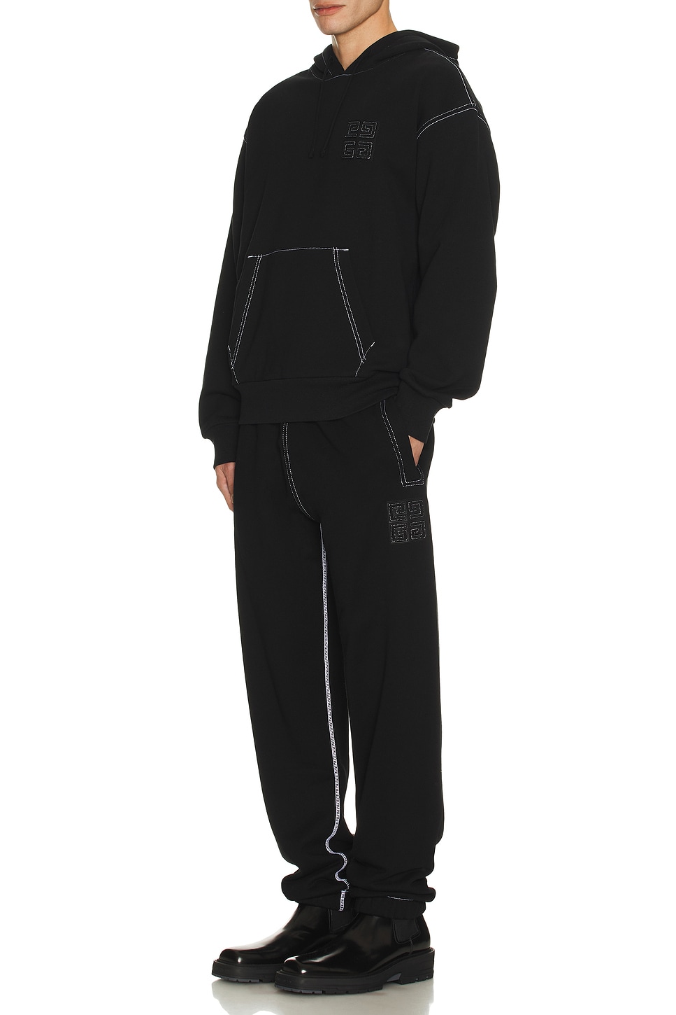 Image 1 of Givenchy Casual Sweatpants in Black & White