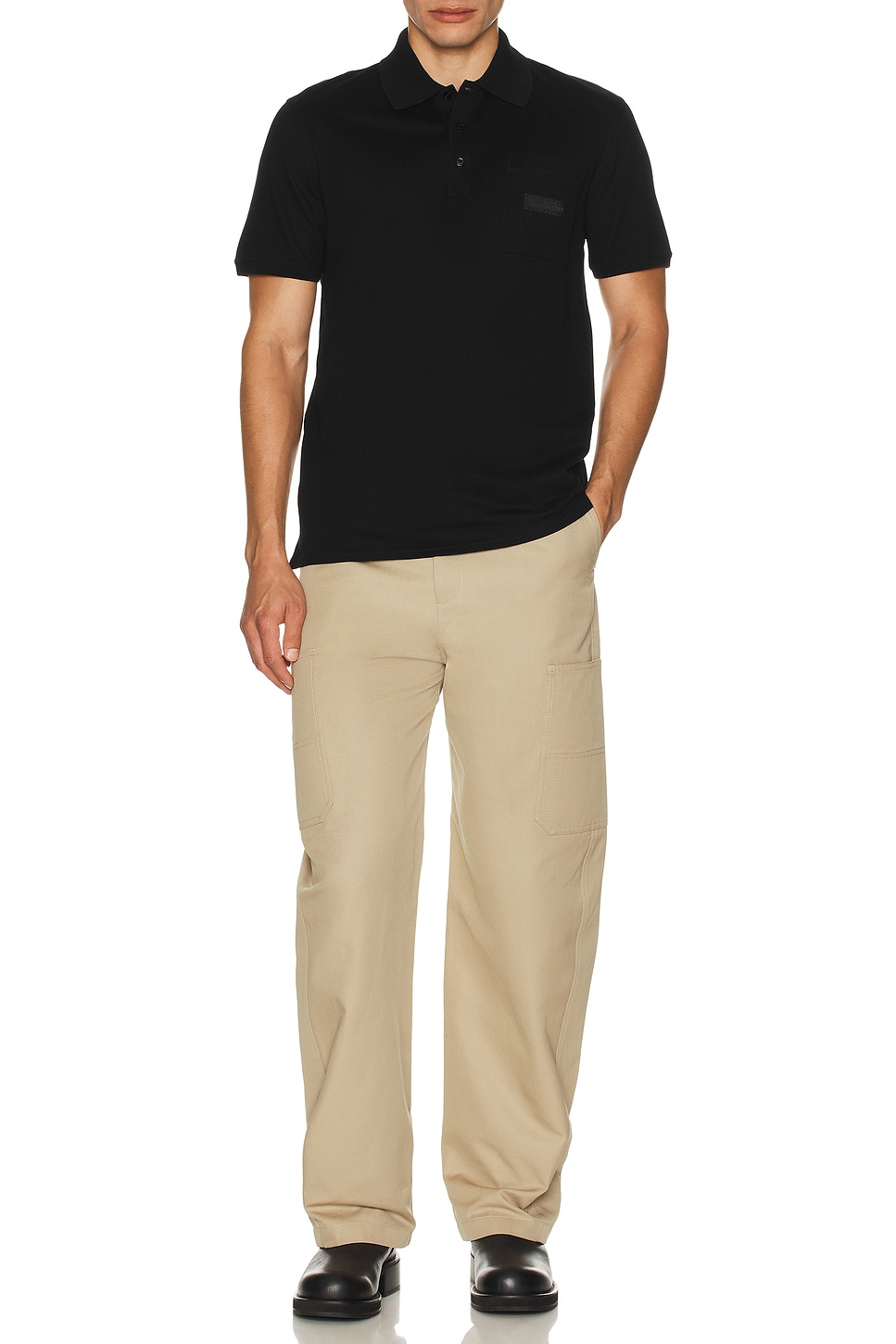 Image 1 of Givenchy Cargo Patch Pocket Pants in Beige