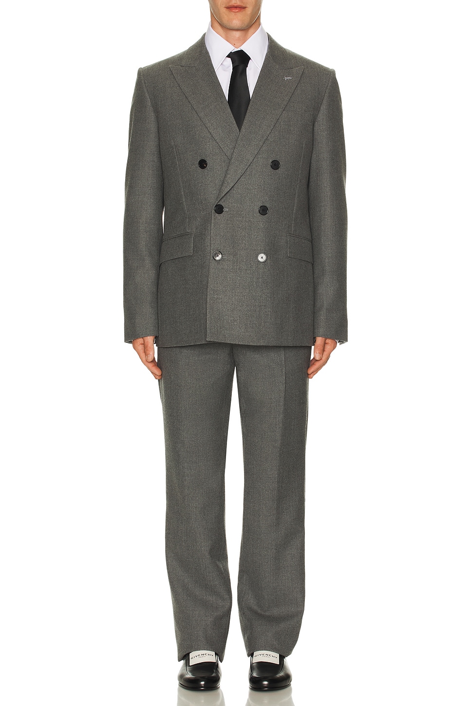 Image 1 of Givenchy Formal Trousers in Light Grey Melange