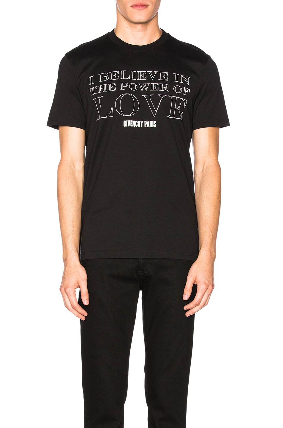 Image 1 of Givenchy Power of Love Tee in Black