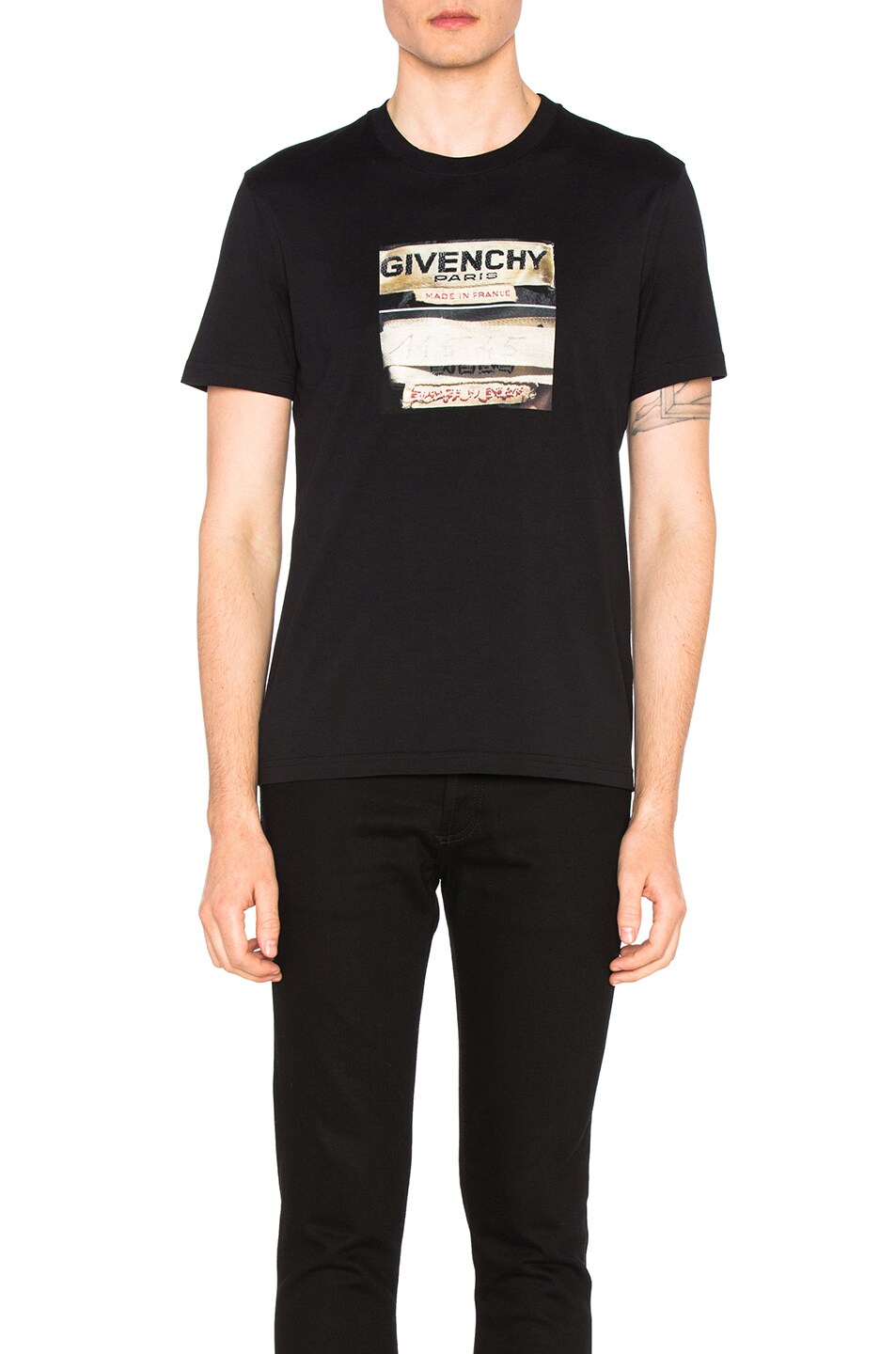 Image 1 of Givenchy Graphic Tee in Black