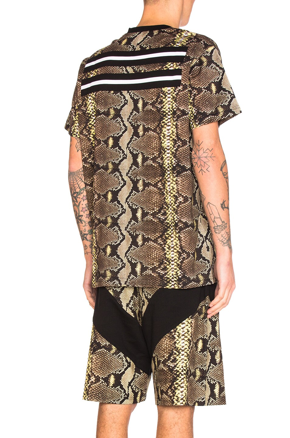 Image 1 of Givenchy Python Print Tee in Natural