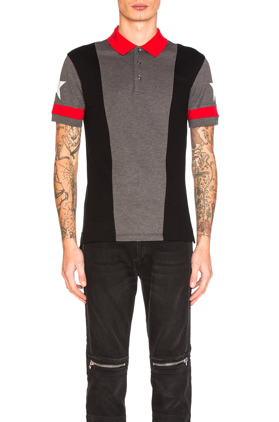 Image 1 of Givenchy Polo Shirt in Grey