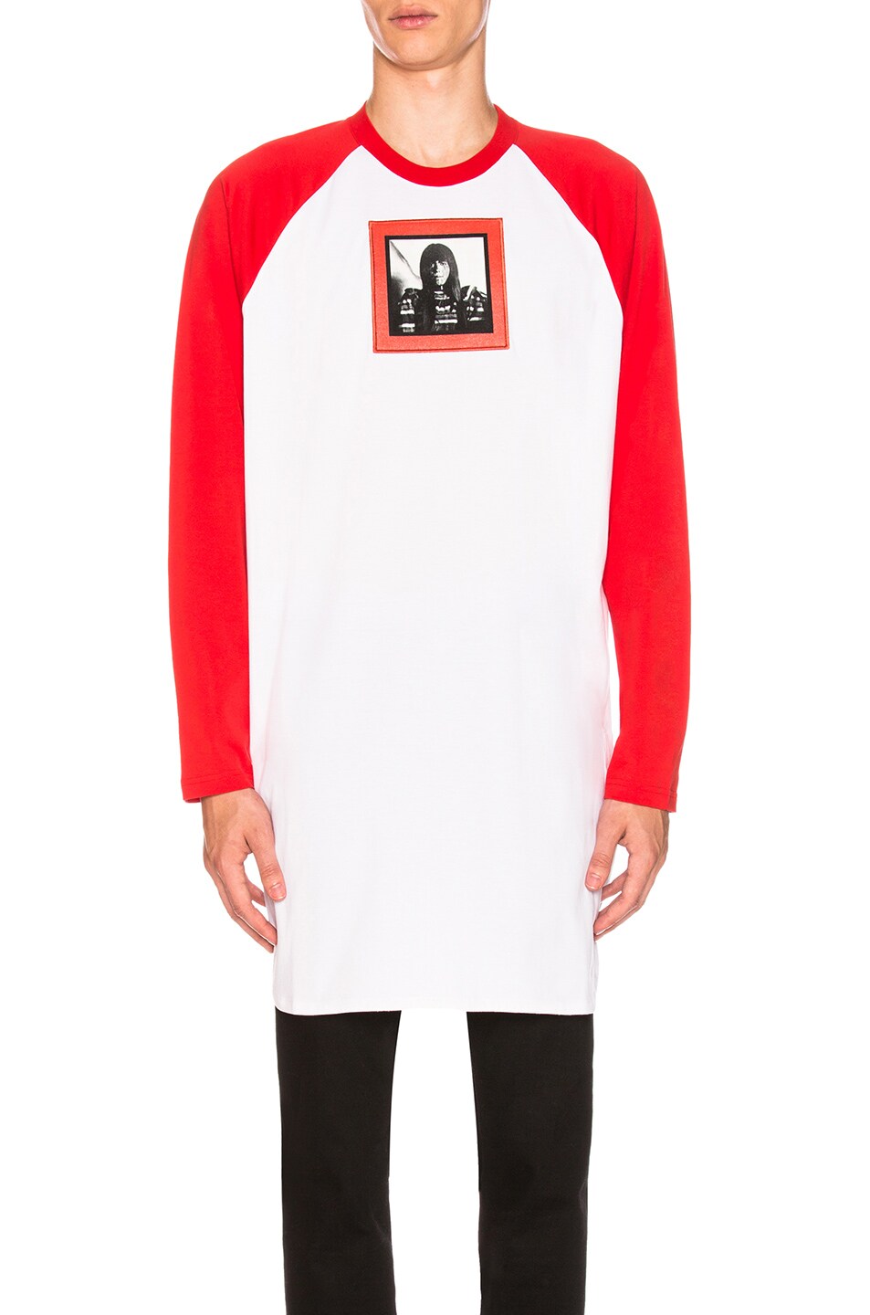 Image 1 of Givenchy Photo Tee in Red & White