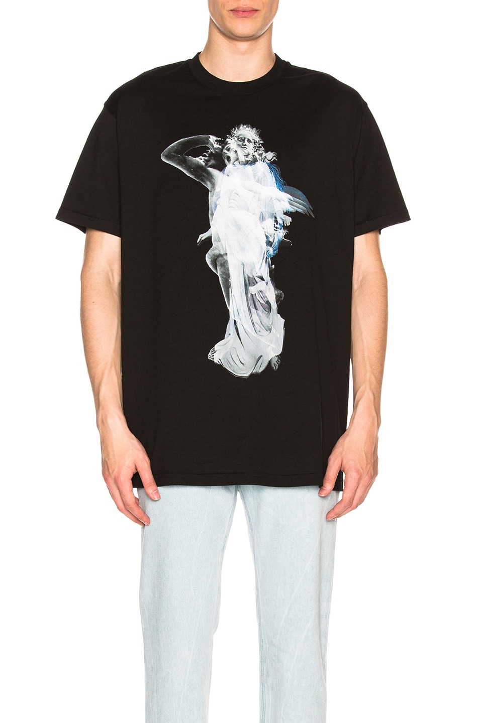 Image 1 of Givenchy Cuban Fit Graphic T-Shirt in Black