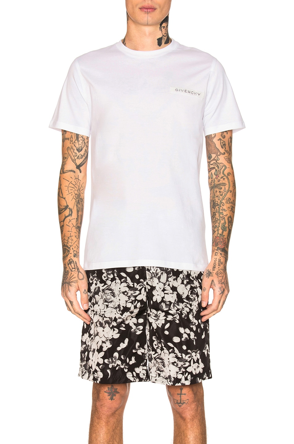 Image 1 of Givenchy Basic Tee in White