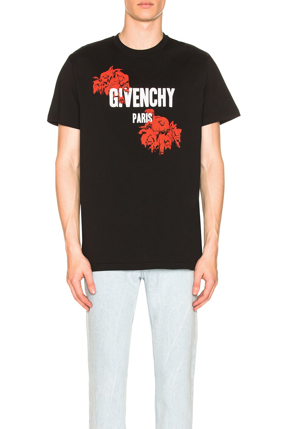 Image 1 of Givenchy Logo Tee in Black