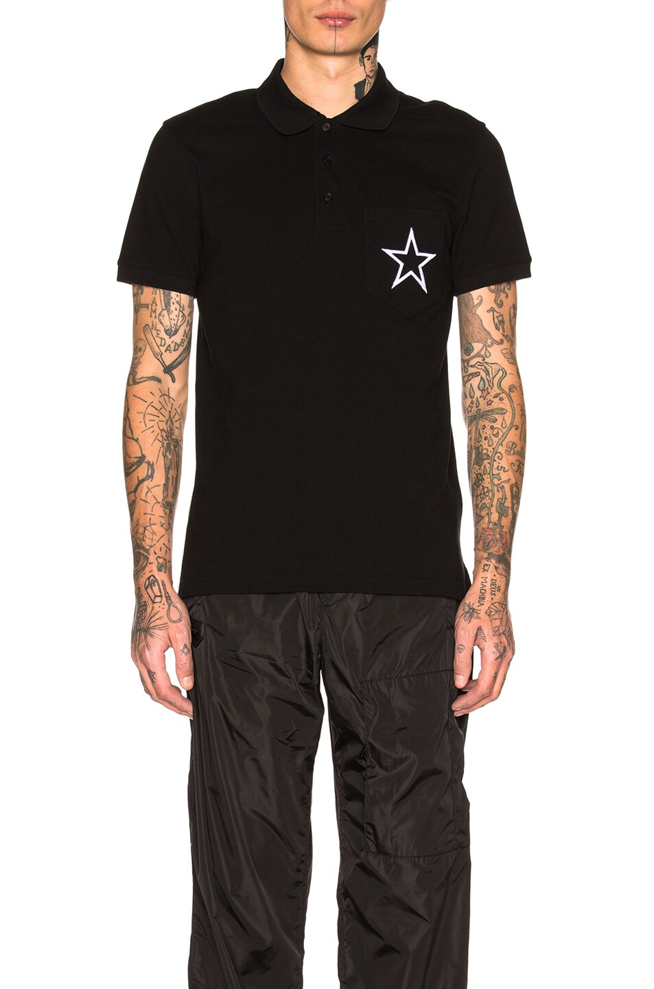 Image 1 of Givenchy Polo in Black & White