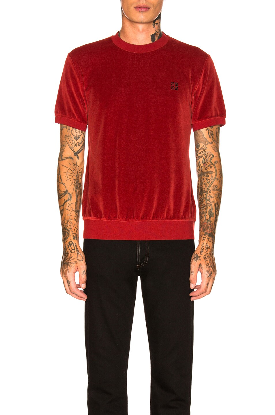 Image 1 of Givenchy Small 4G Tee in Red