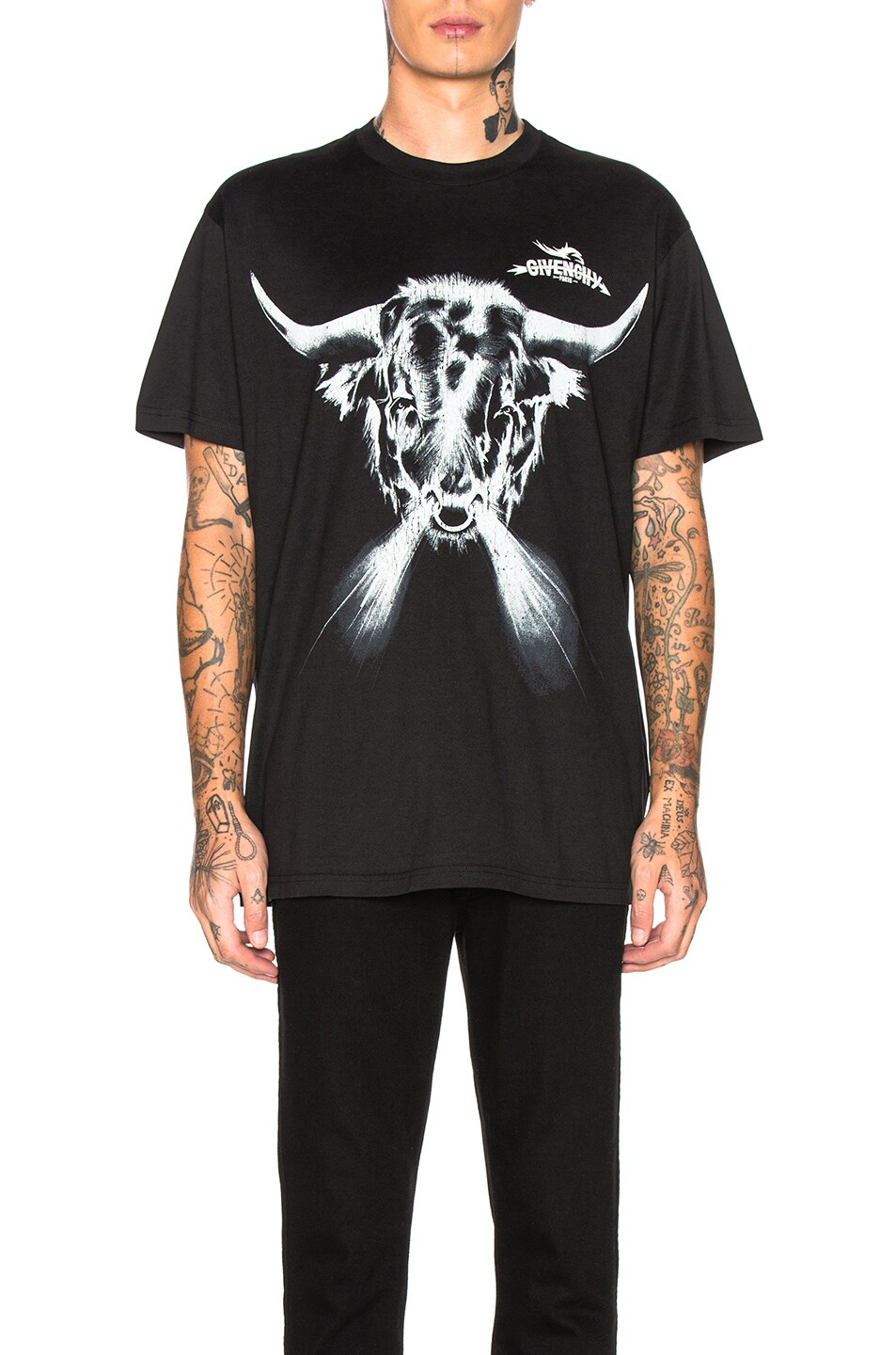 Image 1 of Givenchy Taurus Tee in Black