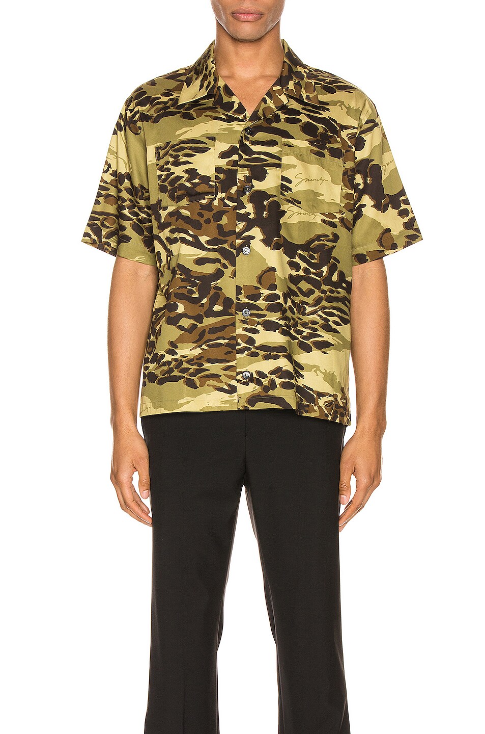 Image 1 of Givenchy Hawaii Shirt in Light Khaki