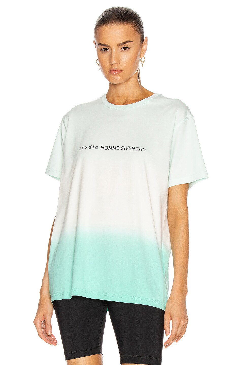 Image 1 of Givenchy Degrade Tee in Mint Green