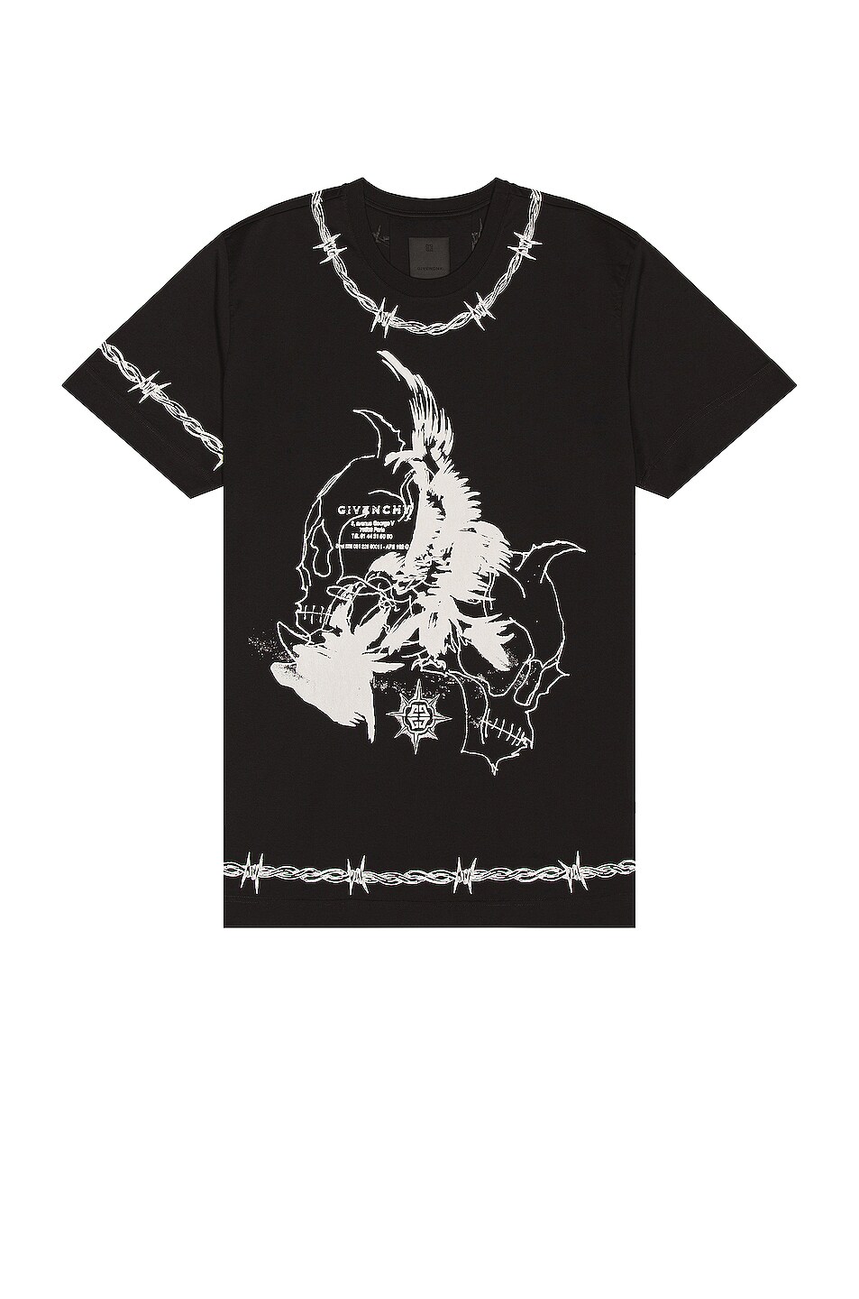 Image 1 of Givenchy Reaper Oversize Fit Tee in Black