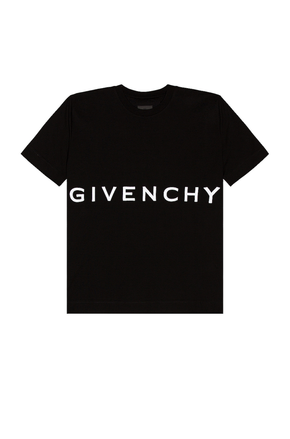 Image 1 of Givenchy Logo Slim Fit Tee in Black