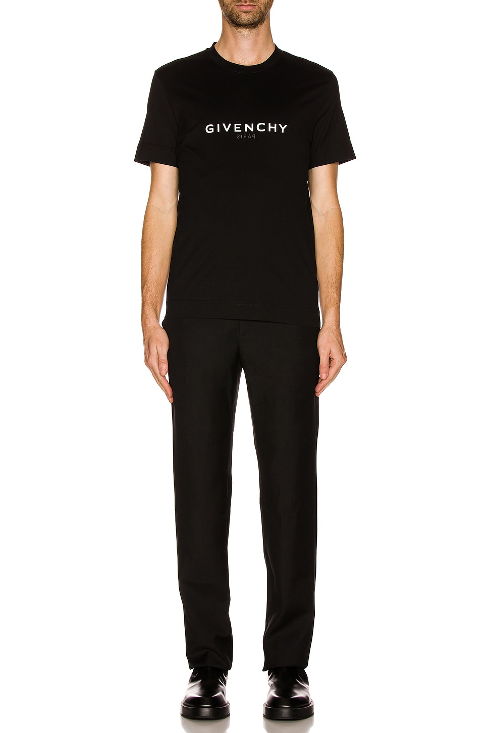 Image 1 of Givenchy C&S Short Sleeve T-Shirt in Black