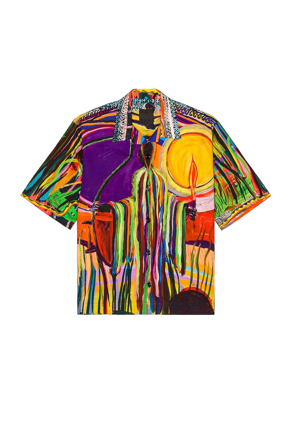 Image 1 of Givenchy Boxy Fit Short Sleeve Shirt in Multicolored