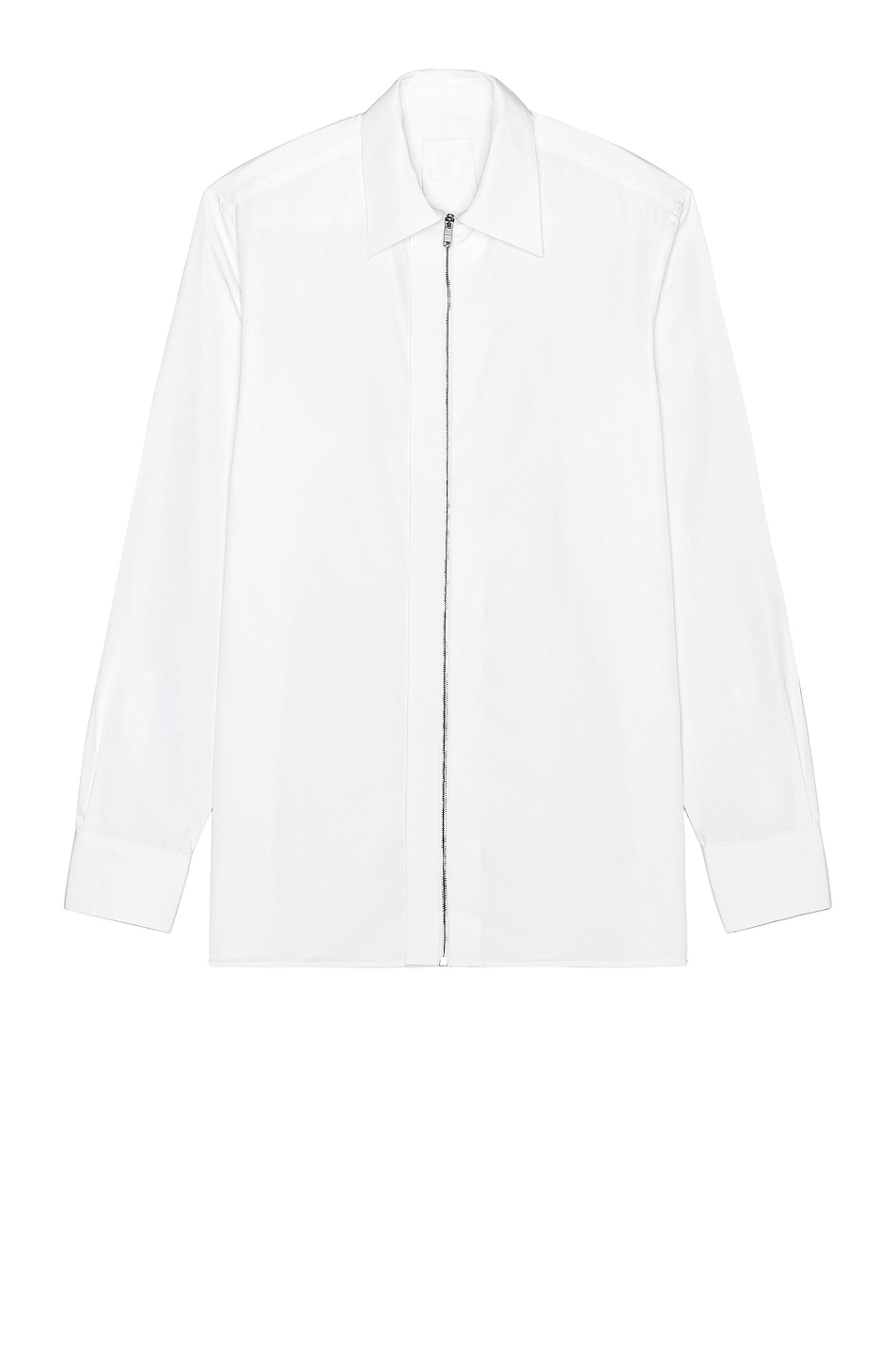 Image 1 of Givenchy Boxy Fit Long Sleeve Shirt in White