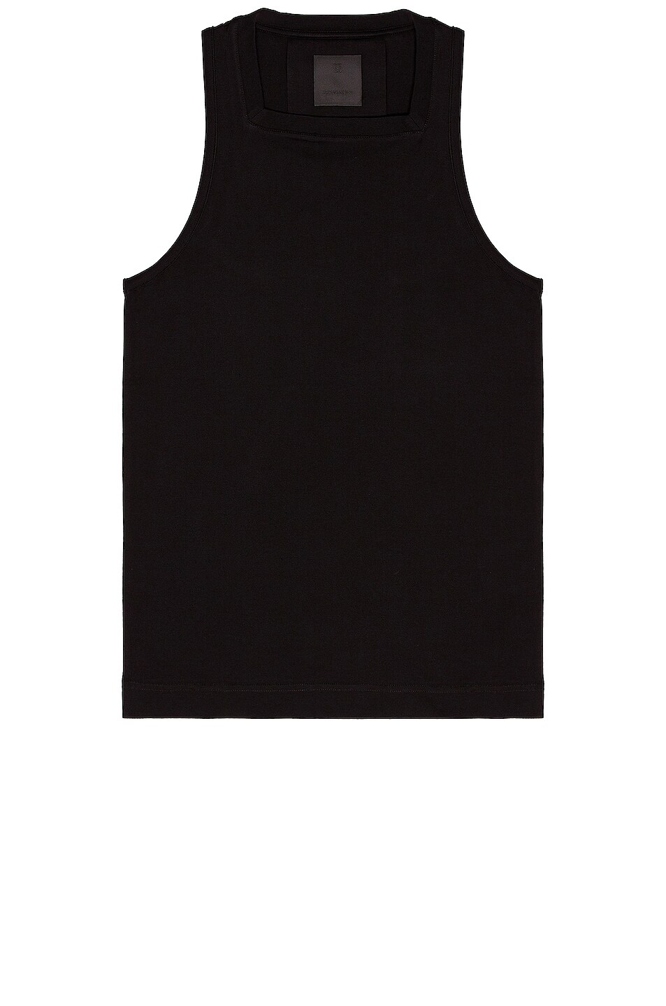 Image 1 of Givenchy Slim Fit Square Neck Tank Top in Black