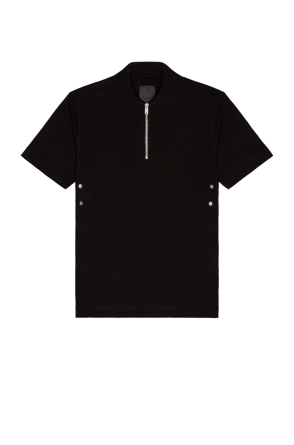 Classic Fit Zip Polo With Eyelets